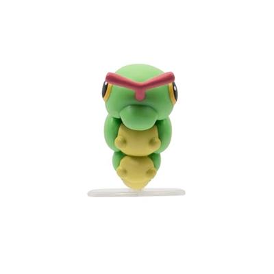 Jazwares Pokémon environment figuren set - caterpie & pikachu - thumbnail