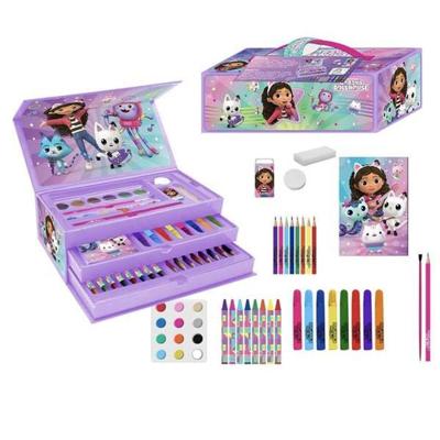 Activiteitendoos om te Kleuren Gabby's Dollhouse Lila