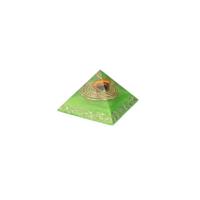 Orgonite Piramide Tijgeroog - Cheops - (60 mm) - thumbnail