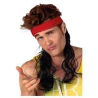 Hoofdband Wesley met haar rood - thumbnail