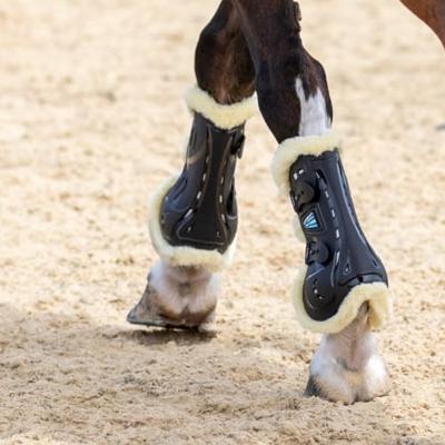 Arma Carbon SupaFleece Peesbeschermers bruin maat:full Arma Carbon SupaFleece Peesbeschermers bruin maat:full