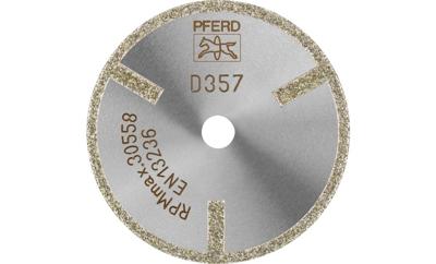 PFERD TOOLS 68405063 D1A1R 50-2-6 D 357 GAG Diamanten doorslijpschijf Diameter 50 mm Boordiameter 6 mm Duroplast, Technisch keramiek 1 stuk(s) PFERD TOOLS 68405063 D1A1R 50-2-6 D 357 GAG Diamanten doorslijpschijf Diameter 50 mm Boordiameter 6 mm Duroplast, Technisch keramiek 1 stuk(s)