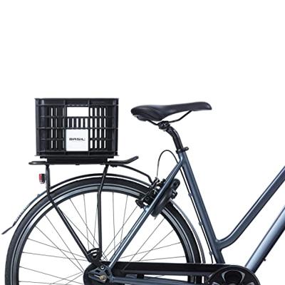 Basil fietskrat l - groot - 40 liter - zwart