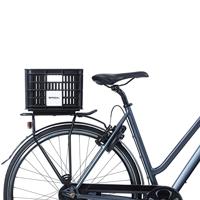 Basil fietskrat l - groot - 40 liter - zwart - thumbnail