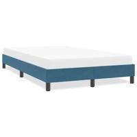 Bedframe zonder matras 120x210 cm fluweel donkerblauw - thumbnail