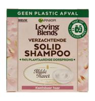 Garnier Loving blends solid shampoo milde haver 60 Gram - thumbnail