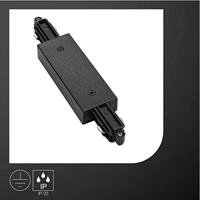 SLV ZwarteConnector 1-Fase langsverbinder elektrisch met voedingsmogelijkheid - 143100 - thumbnail