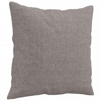 4-delige Loungeset met kussens stof taupe
