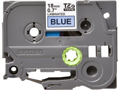 Brother Printlintcassette TZE-541 blauw/zwart 18 mm