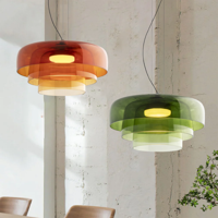 Glazen Plafondlamp Met Historische Charme en Moderne Functionaliteit - thumbnail