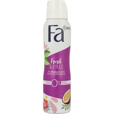 FA Deospray Fresh & Free Mint & Passionfruit (150 ml)