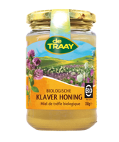 de Traay Klaverhoning creme 350 Gram - thumbnail