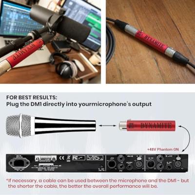 SE Electronics DM1 Dynamite inline microfoon voorversterker SE Electronics DM1 Dynamite inline microfoon voorversterker