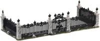 Lemax bat fence gate, set of 5 accessoire Spooky Town 2020 - thumbnail
