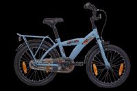 Bikefun Bike fun 18 inch jongensfiets blauw no rules no limit - thumbnail