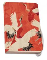 Notitieboek A6, zachte kaft: Woman haori with Red and White Cranes, Collection Rijksmuseum Amsterdam - thumbnail