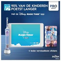 Oral-B Pro elektrische tandenborstel voor kinderen, 1 bevroren handvat, 1 opzetborstel, vanaf 3 jaar - thumbnail