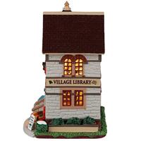 Lemax village library verlicht kersthuisje Caddington Village 2022 - thumbnail