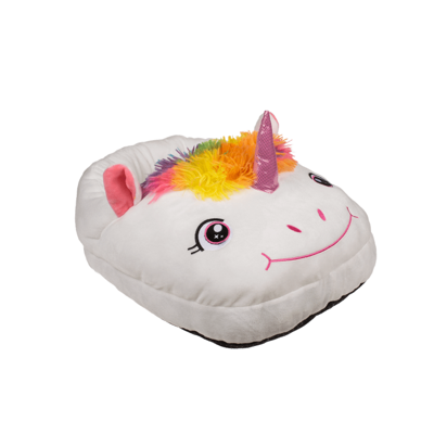 Voetenwarmer groot slof eenhoorn/unicorn - one size - 30 x 27 cm   -
