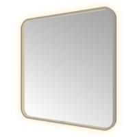 Hotbath &More Mirrors Soft Square LED Badkamerspiegel - Rechthoek - 80 x 80 cm - Geborsteld Gunmetal - thumbnail