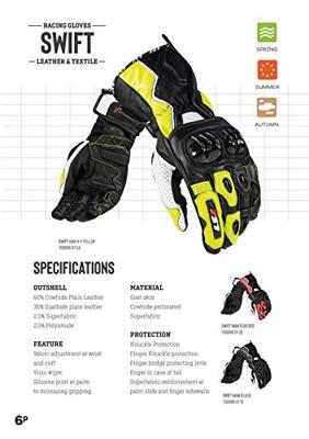 LS2 handschoenen "swift racing glove swift racing sw/ge xl - thumbnail