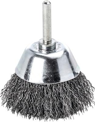 Lessmann Potborstel | d. 50 mm schacht 6 mm draaddikte 0,3 mm | staal | 10500 min-¹ | 1 stuk - 435162 435162 Lessmann Potborstel | d. 50 mm schacht 6 mm draaddikte 0,3 mm | staal | 10500 min-¹ | 1 stuk - 435162 435162