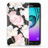 Samsung Galaxy J3 2016 TPU Case Lovely Flowers - thumbnail