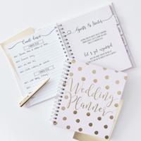 Ginger Ray GO-155 Gold Wedding Weddingplanner - thumbnail