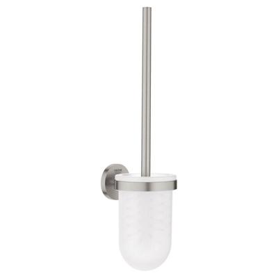 GROHE Start Toiletborstelhouder - wandmontage - rond - open - supersteel 41185dc0