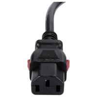 Sygonix SY-6733074 Apparaat (koud) Aansluitkabel Zwart 3 m Afsluitbaar, Spiraalkabel - thumbnail