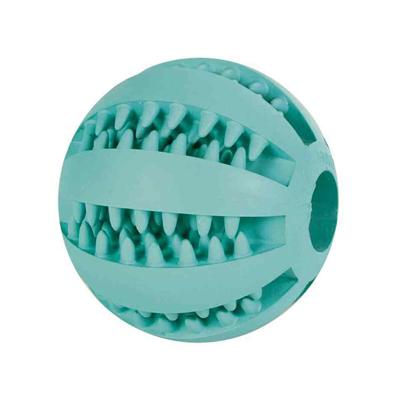 TRIXIE DENTA FUN BAL RUBBER MUNTSMAAK 7CM 3ST