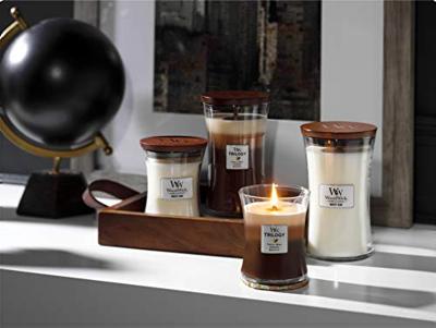 Woodwick White Teak Large Candle - thumbnail