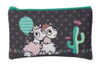 Nici etui Lama Baby junior 20,5 cm polyester zwart - thumbnail