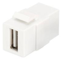 DIGITUS Keystone-koppeling USB 2.0 - Voor DN-93400 - zuiver wit (RAL 9003) - thumbnail