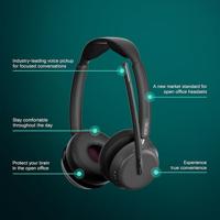 EPOS Impact 1061 On Ear headset Bluetooth Stereo Zwart Headset, Incl. oplaad- en dockingstation Computer - thumbnail