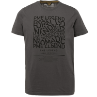 PME Legend T-shirt met printopdruk donkergrijs - thumbnail