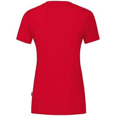 JAKO C6120D T-Shirt Organic Dames - Rood - 46