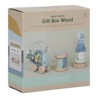 Little Dutch Ld forest friends giftset hout blauw - thumbnail