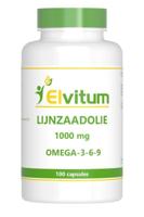 Elvitum Lijnzaadolie omega 3-6-9 100 Capsules - thumbnail