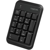 LogiLink ID0201 numeriek toetsenbord Notebook Bluetooth Zwart - thumbnail