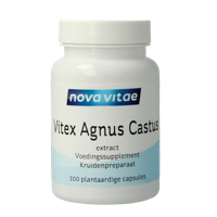 Nova Vitae Vitex agnus castus (hele bes) 100 Vegetarische capsules - thumbnail