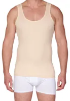 Heren hemd kleur M3000 - 100% Katoen - Onderhemd - mannen singlet - S - Huidskleur - S - thumbnail