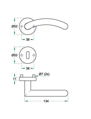 Krukgarn PRIMO rvs mat PC