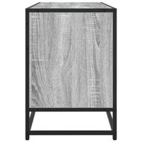Tv-meubel 150x35x41 cm bewerkt hout metaal grijs sonoma eiken - thumbnail