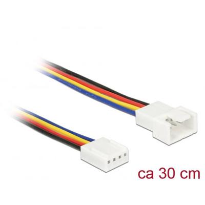 Aansluitkabel PC-ventilator [1x PC-ventilatorstekker 4-polig - 1x PC-ventilatorbus 4-polig] 0.30 m Bont Delock