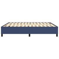 Boxspringframe stof blauw 180x200 cm - thumbnail
