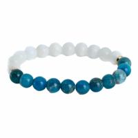 Edelsteen Armband Apatiet en Maansteen - thumbnail