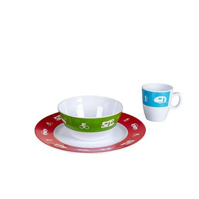 Bo-Camp Happy Camp melamine serviesset - 12-delig Bo-Camp Happy Camp melamine serviesset - 12-delig