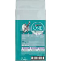 PURINA ONE Bifensis Sensitive droogvoer voor volwassen katten met kalkoen en rijstzak, 9,75 kg - thumbnail