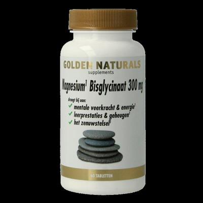 Golden Naturals Magnesium Bisglycinaat 300mg Tabletten